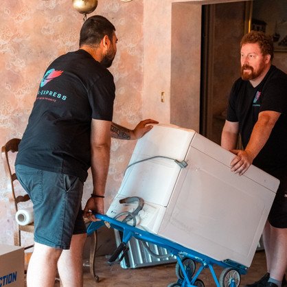 Équipe Presta-Express en intervention – déménagement Lorraine Luxembourg